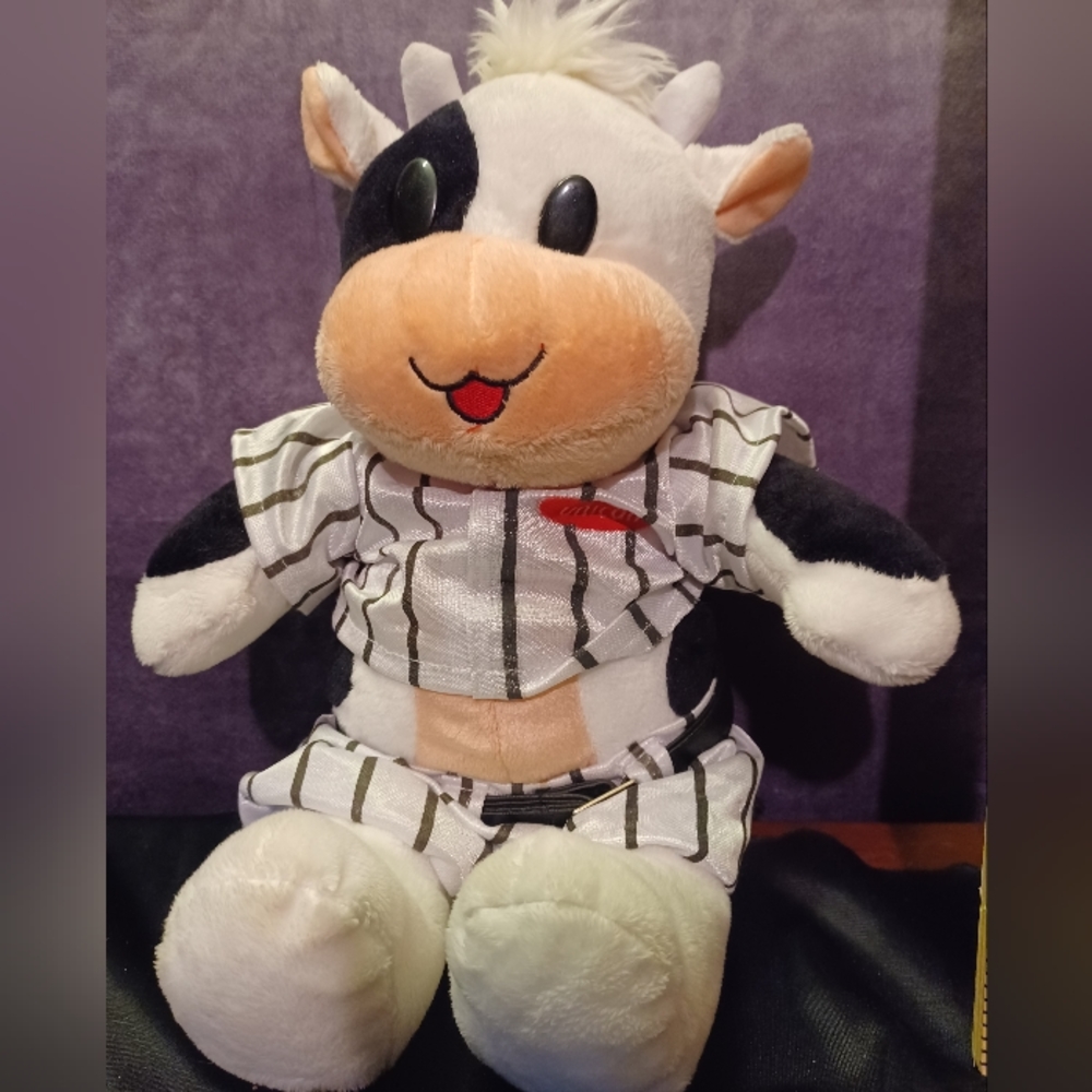 Baseball Player Cow Plush by Unican
